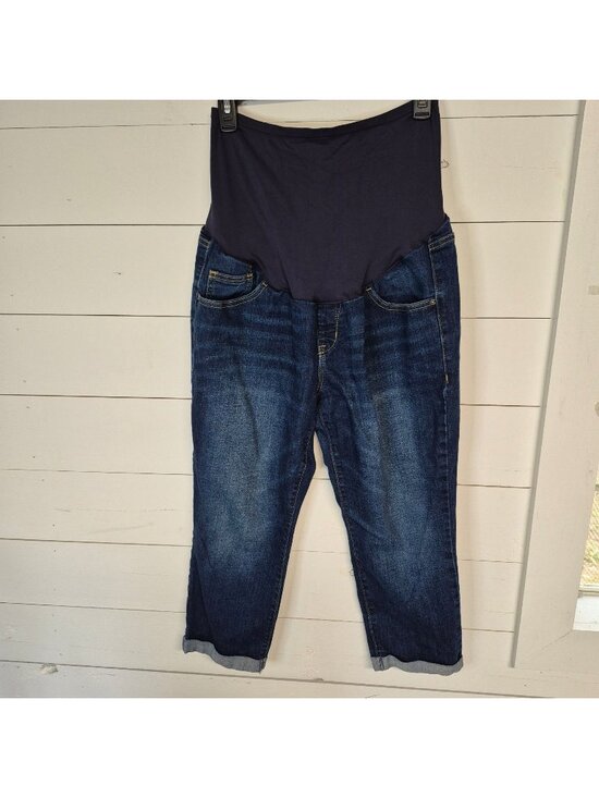 Old Navy Denim - Old Navy Maternity Full Panel Denim Cropped Jeans Size 14
